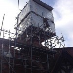 Scale of chimney restoration works brick bricks bricktint bricktinting constructionhellip